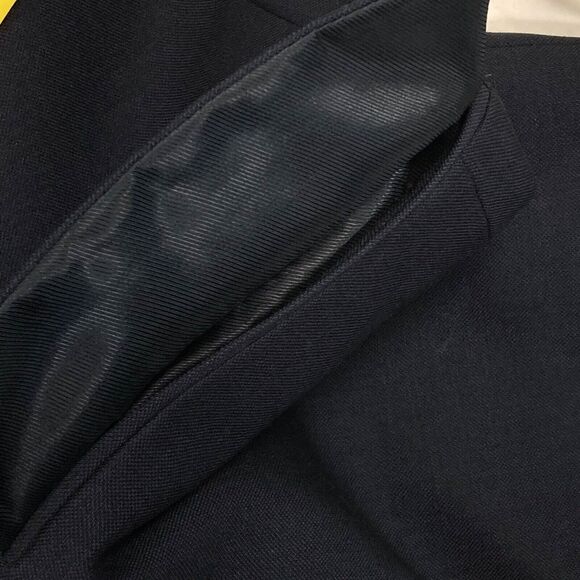 Pronto Uomo Platinum Wool Blazer Navy Blue 2 Vent 48 50 L Executive Fit - Picture 13 of 16